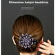 thumbnail image 2 of Rhinestones Flower Hair Clip Ponytail Hairclip Duckbill Hairpin Barrette Crystal Fancy Decorative Hair Accessories For Women, 2 of 3