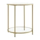 thumbnail image 1 of Mesa Regina Auxiliar Dorada | Diseño Minimalista, 1 of 7