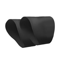 Magideal - Bandas De Encaje De Fútbol, Cubiertas De Cordones De Silicona, Cubiertas De Encaje Elásticas Y Flexibles Para Tacos De Fútbol Para Todas Las Activid Negro