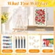 thumbnail image 3 of Kit de pintura por números GEEHEIY floral con caballete de madera 20 x 30 cm, 3 of 7