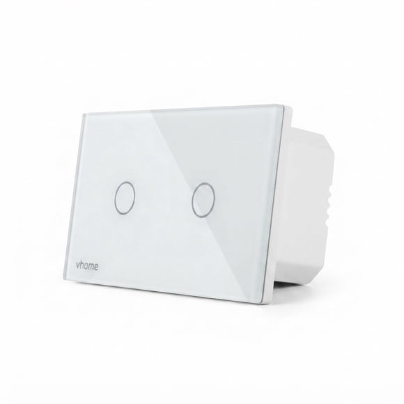 Interruptor APP TOUCH VOZ RF Blanco 2 Canales Con y Sin neutro