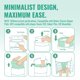 thumbnail image 4 of Revestimientos para cubeta de pañales GDLVDI HOME Dekor Classic, paquete de 2, limón, 4 of 6