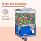thumbnail image 4 of Máquina expendedora VEVOR Commercial de cuatro compartimentos, azul, 4 of 9