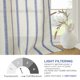 thumbnail image 3 of Cortinas DriftAway de lino a rayas verticales, color azul marino, 160 cm, 2 paneles, 3 of 8