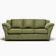 thumbnail image 1 of Sofa 3C Napoli Chenille Musgo, 1 of 3