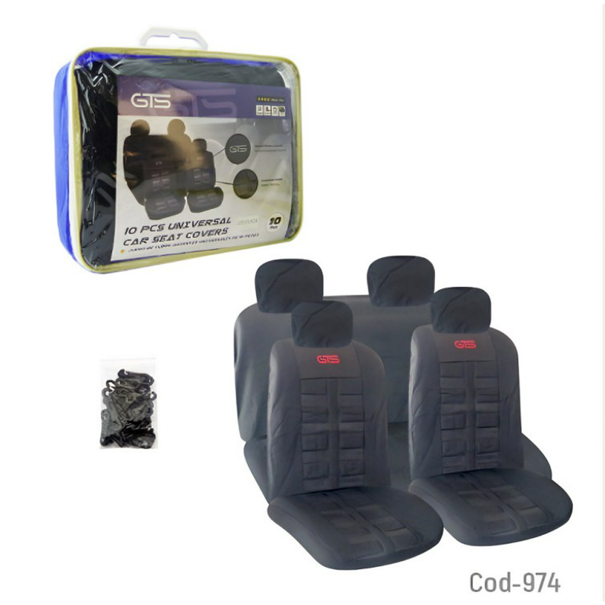 Genérico - Funda Para Asiento De Auto Gts Acolchada Colores 10 Pcs
