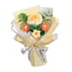 thumbnail image 3 of Ramo De Flores Artificiales De Ganchillo Para Boda, Hecho A Mano, De Punto, Amarillo, 3 of 5