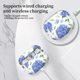 thumbnail image 5 of Estuche DHILKCY para AirPods Pro 3 con flores azules y llavero, 5 of 6
