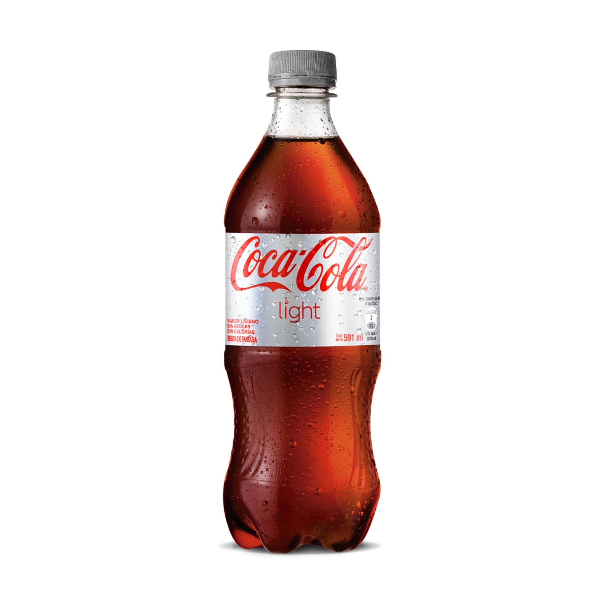 Bebida Light Botella. 591 ml Coca-cola