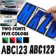 thumbnail image 3 of Calcomanía NorthBoat 7,6 cm 4 juegos de letras y números, 3 of 6