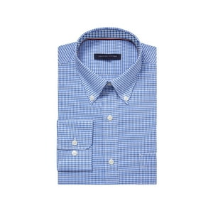 Camisa De Vestir Tommy Hilfiger, Corte Regular, No Planchada, Azul Vichy