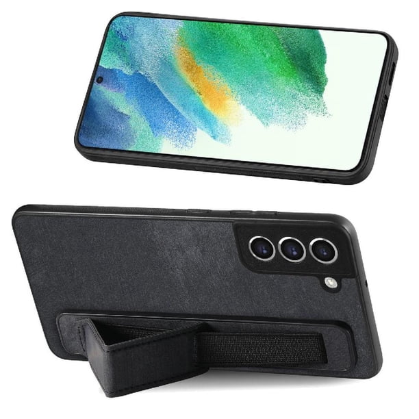 Funda Protectora con Correa para Samsung Galaxy S21 FE Resistente a Golpes Negro