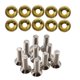 thumbnail image 3 of 20 Piezas Tornillos Modificados Para Coche Junta De Acero Inoxidable Tornillos De Ajuste De Aluminio Tornillos Dorados, 3 of 5