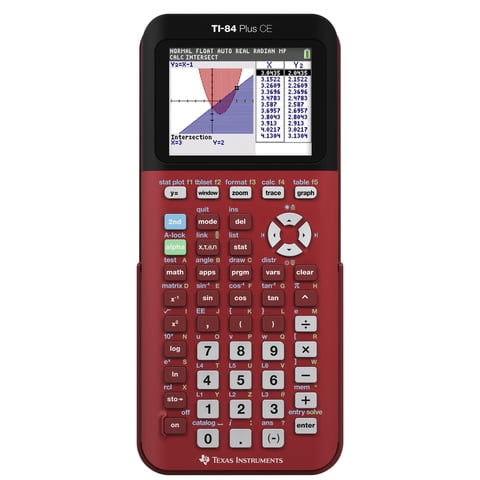 Calculadora Gráfica Texas Instruments Ti-84 Plus Ce Red