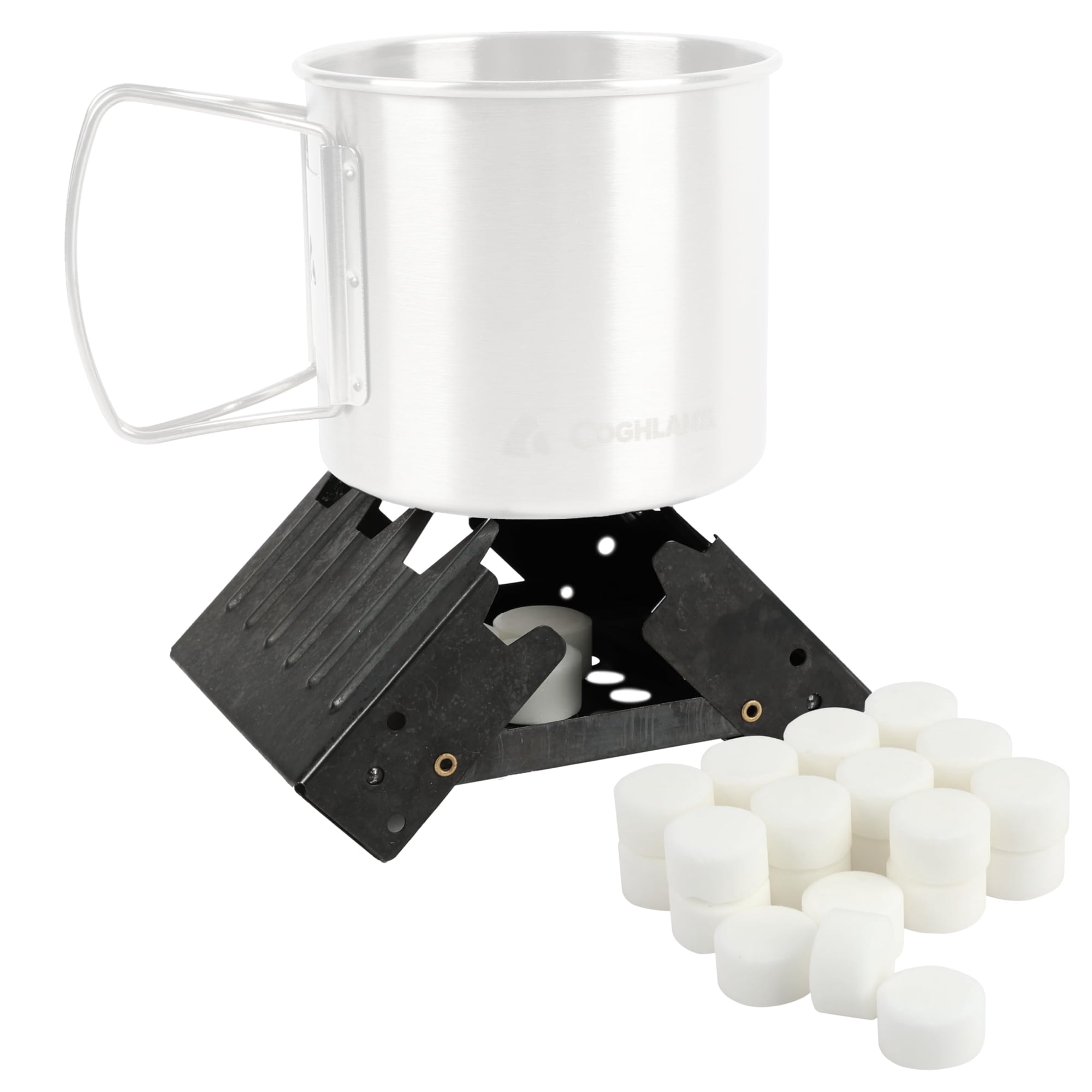 Estufa De Camping Coghlan's Emergency Lightweight Con 24 Pastillas De Combustible