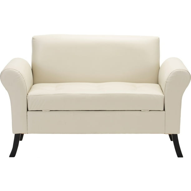 Banqueta Baul + Respaldo Lua 2c Pu 20 Beige