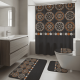thumbnail image 1 of Set Juego De Baño 4 Piezas Con Cortina Deco Hogar Completo, 1 of 4