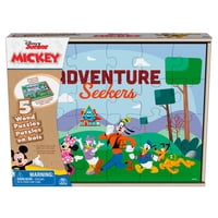 Game - Puzzle De Madera Mickey 5 En 1