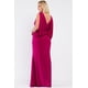 thumbnail image 2 of Vestido Largo sin Mangas con Escote en V y Espalda Drapeada, 2 of 5
