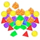 thumbnail image 1 of 100 Bloques Geométricos Translúcidos Con Patrones Sólidos Para Niños A Partir De 3 Años., 1 of 5