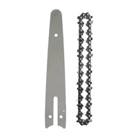 Magideal - Barra Guía De Sierras De Cadena Combinadas, Fácil De Instalar, Accesorios De Sierras De Cadena De Repuesto, Cadena De Para Tallar Aglomerado 8 Pulgadas