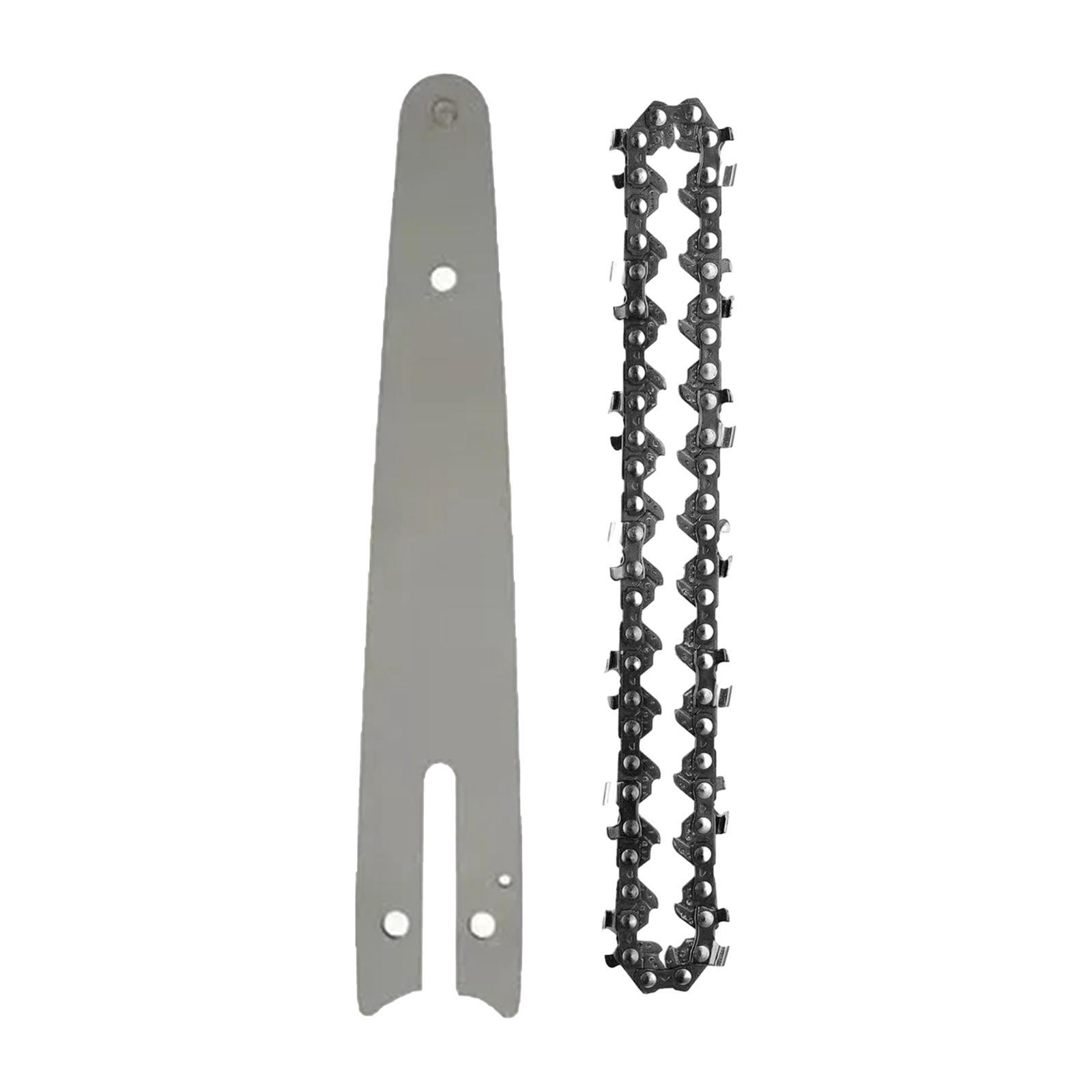 Magideal - Barra Guía De Sierras De Cadena Combinadas, Fácil De Instalar, Accesorios De Sierras De Cadena De Repuesto, Cadena De Para Tallar Aglomerado 8 Pulgadas