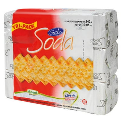 Galleta Soda Tripack 540 G Selz