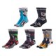 thumbnail image 1 of Calcetines redondos Looney Tunes, 5 pares, para hombre Bioworld, 1 of 6