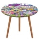 thumbnail image 1 of Equestria Girls theme Fitted Round Tablecloths Elastic Edged Table Covers Waterproof Table Cloth For Kitchen Holiday Party Tables Decor 120cm, 1 of 6