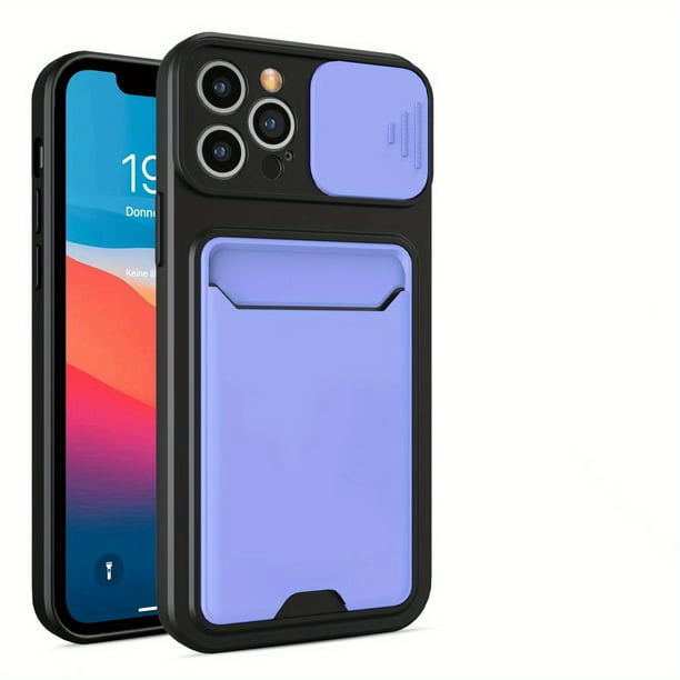 Case For Apple 13/14 Pack Card Mobile Phone Case Push Window Protection Lens Case