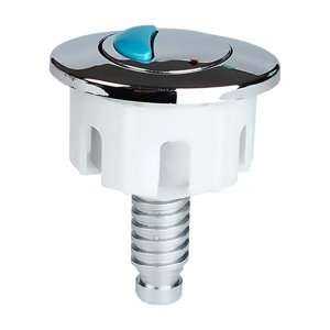 Magideal - Válvulas De Llenado De Inodoro, Reparación De Accesorios De Medio Botón Completo, Botón De Tanque De Agua De Repuesto De Descarga Duable Para Baño Dom , Oval