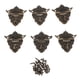 thumbnail image 1 of 6x Joyería de bronce antiguo Caja de madera Cerradura de cerrojo Cerrojo decorativo Hebilla Perno, 1 of 5