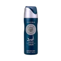Lattafa Asad Zanzibar Desodorante Spray 200Ml – Fragancia Elegante Con Oud Y Vainilla