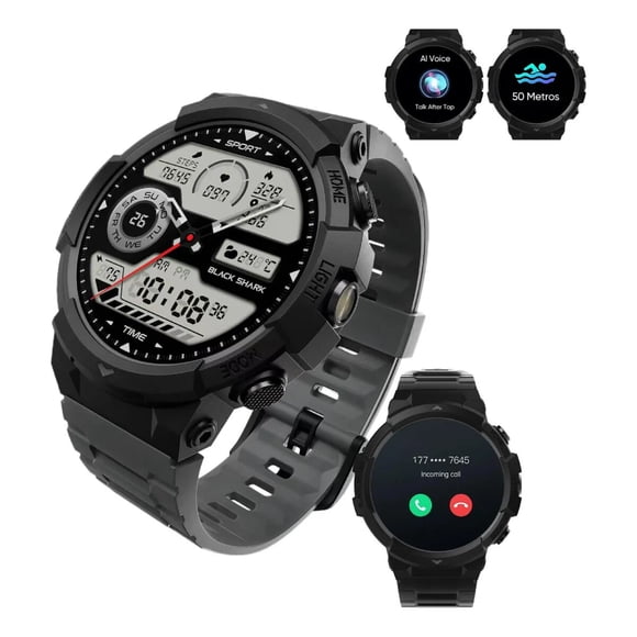 Smartwatch Black Shark GS3 Sport 1.43 18 Días MILGrade