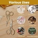 thumbnail image 1 of Tijera Bordado AQUEENLY Acero Inoxidable Vintage Dorada 2un, 1 of 3