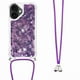 thumbnail image 1 of Funda FOXDOCK para iPhone 17 con Cuerda Ajustable, Brillo Líquido, Protección Antigolpes y Lente – Ideal para Regalo, 1 of 6