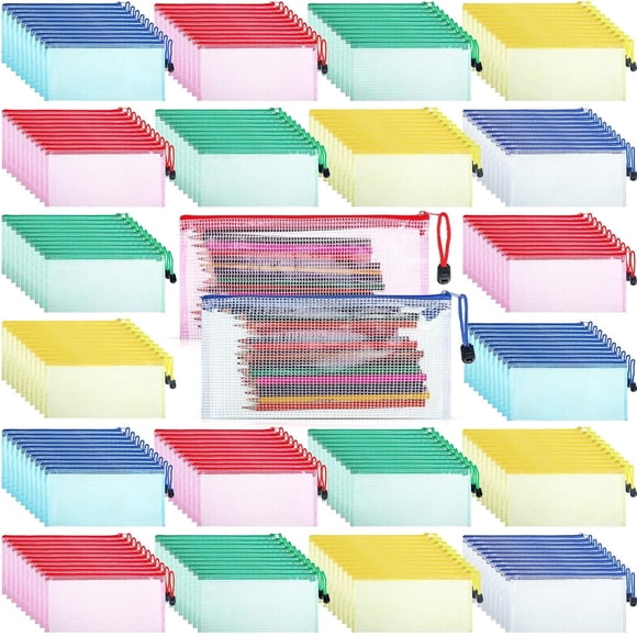 Bolsa Zhehao A6 PVC 200 Unidades Colores Surtidos