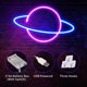 thumbnail image 4 of Luz de neón de pared Sofunii set espacial de 3 piezas con alimentación USB o baterías, 4 of 6