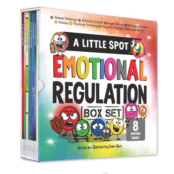 Set de libros de regulación emocional – 8 títulos – Diane Alber Art LLC