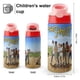 thumbnail image 2 of The SandlotBotella de Agua con Tapa Pop Top de Un Toque, Acero Inoxidable, a Prueba de Fugas, para Deportes, Botella Infantil rosa 12 oz, 2 of 6