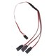 thumbnail image 2 of 300mm Triple 3-Way Servo Extensión Y Cable Cable Para Futaba, 2 of 3