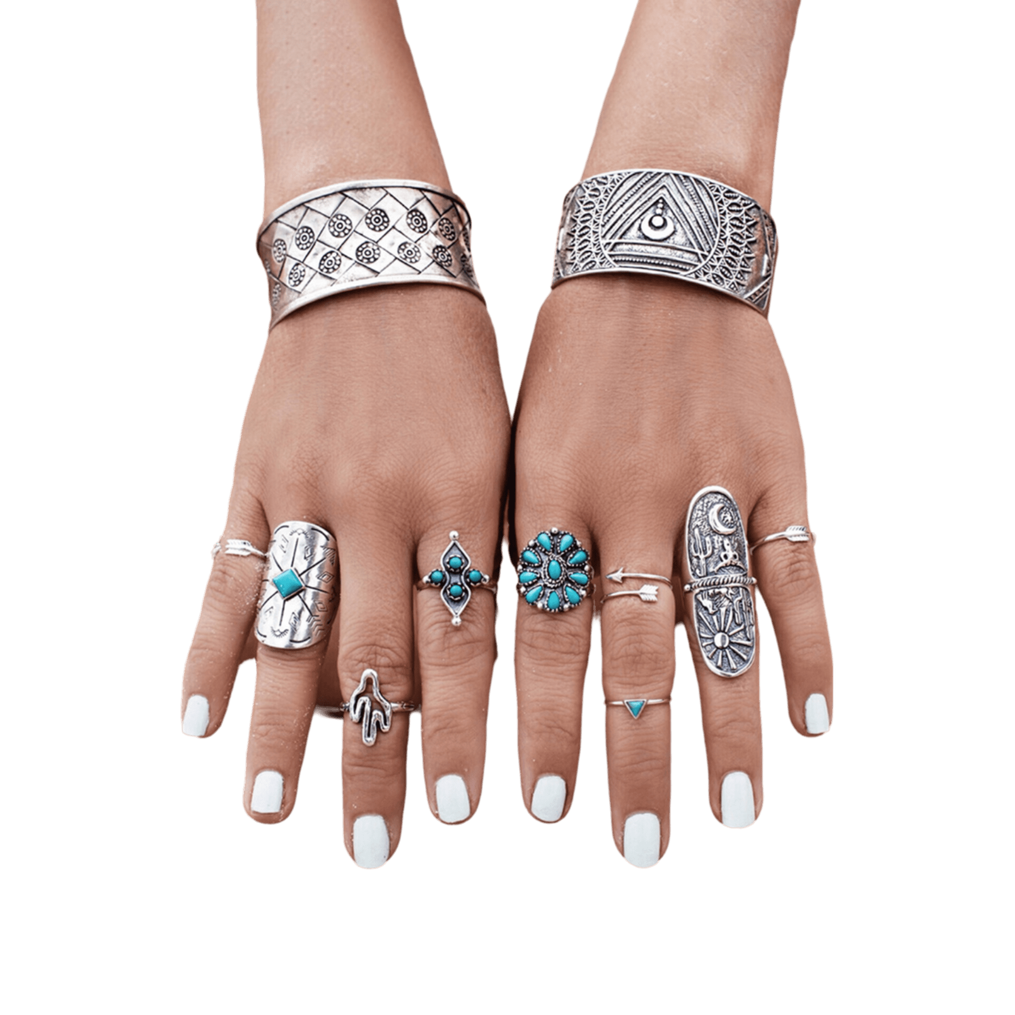 Set Anillos Pequeños Boho Chic Niñas Gloriahoon