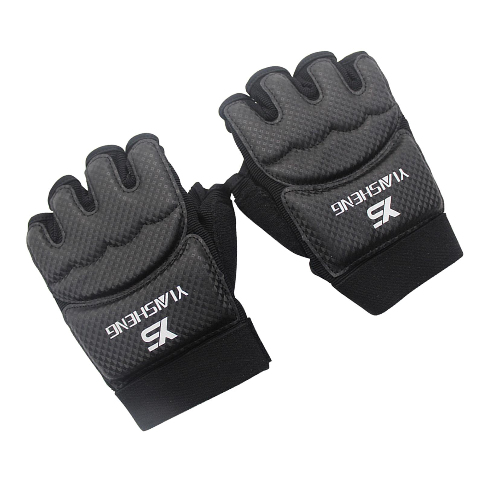 Magideal - Guantes De Saco De Boxeo De Medio , Guantes De Kickboxing, Guantes De Boxeo De Palma Abierta, Guantes De Para Mujeres, Hombres, Artes , M M