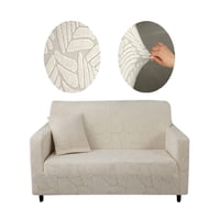 Genérico - Funda Sofá 3 Cuerpos Texturizada Ajustable 6N4