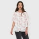 thumbnail image 2 of Blusa Mujer Capas con Joya Print Blanco Corona, 2 of 5