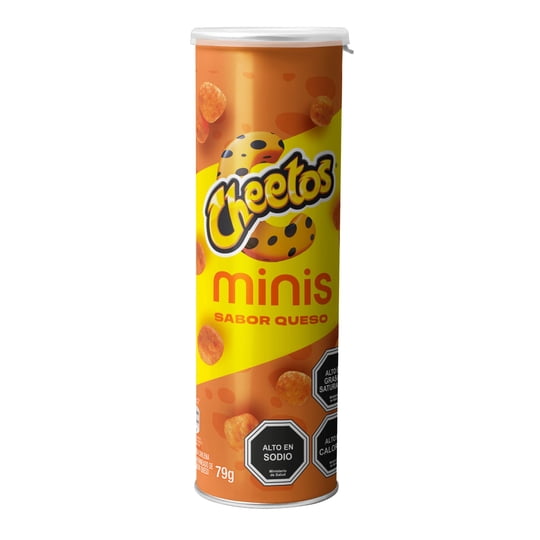 Suflés Cheetos Mini Bolitas Tarro Sabor Queso 79 g Evercrisp