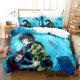 thumbnail image 1 of Fashion Demon Slayer Bedding Sets Duvet Cover Set With Pillowcase Full Bedclothes Bed Linen customizable Bed Sheets, 1 of 5