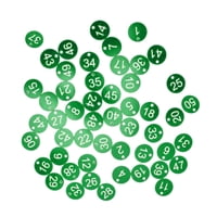 Magideal - Etiquetas Colgantes Portátiles De 100 Números 1 - 100 Etiquetas De Identificación De Equipaje Etiqueta De Llave De Número De Dormitorio De Supermercad - Verde