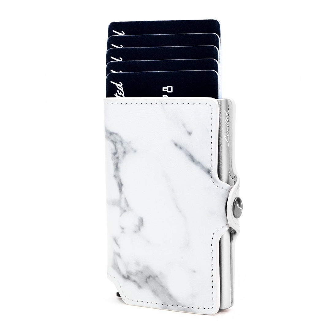 Limited - Billetera - Marmol - Slim - White, Con Monedero