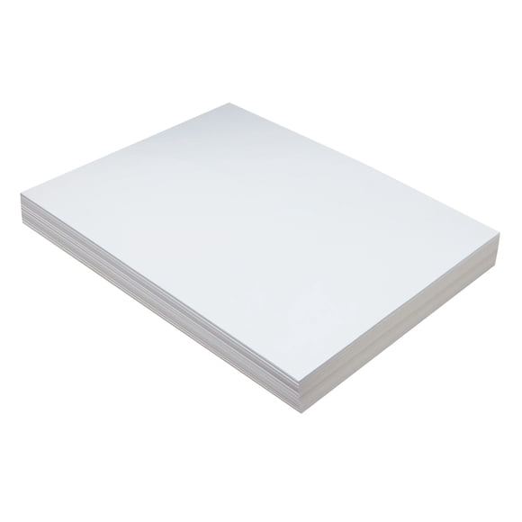 Cartulina de Etiqueta Pacon 23x30 cm Blanco 100 Hojas